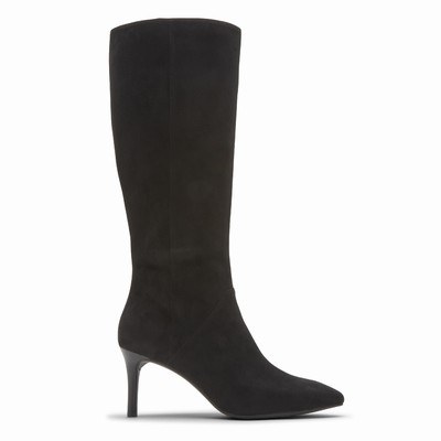 Rockport Total Motion Ariahnna Tall Stiefel Damen Schwarz ROG-750618